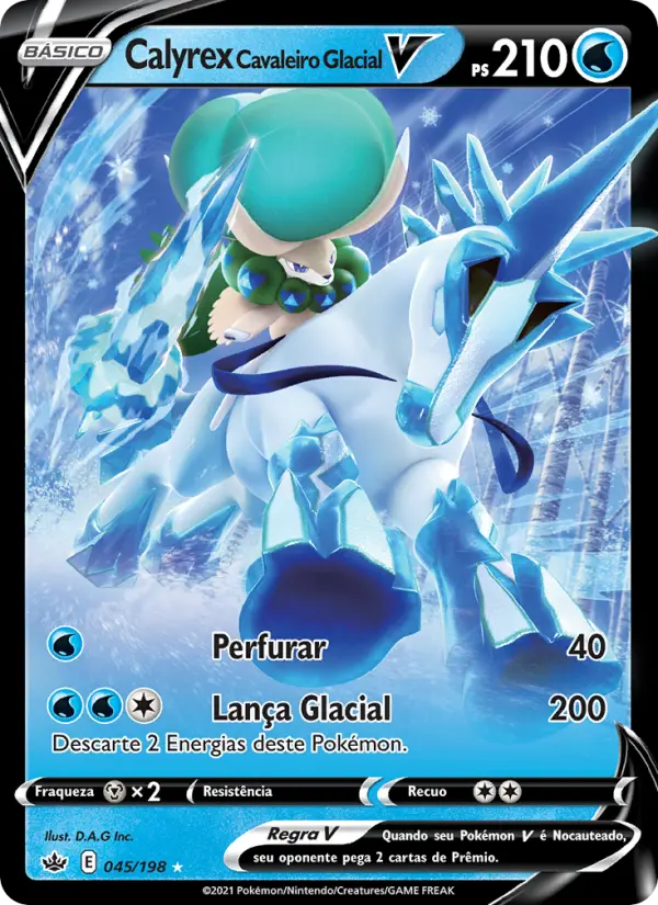 Calyrex Cavaleiro Glacial V 45/198