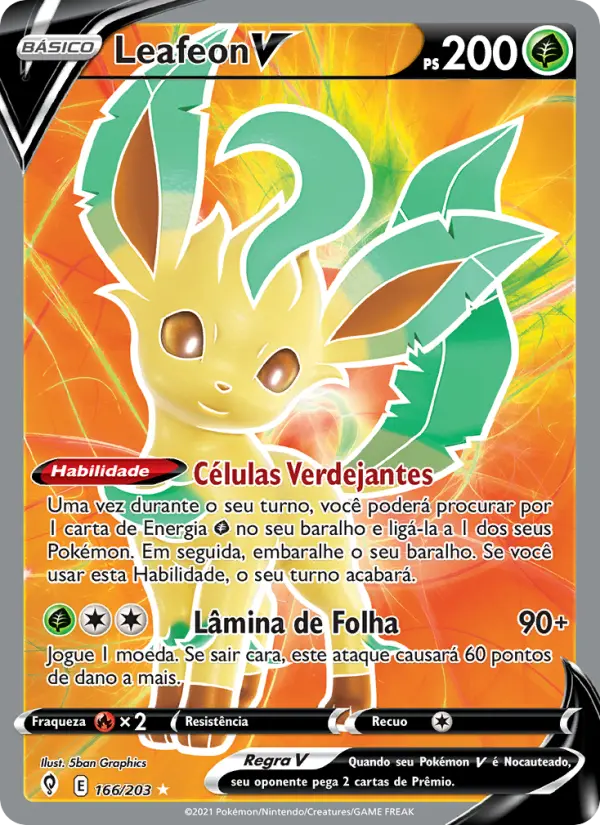 Leafeon V 166/203