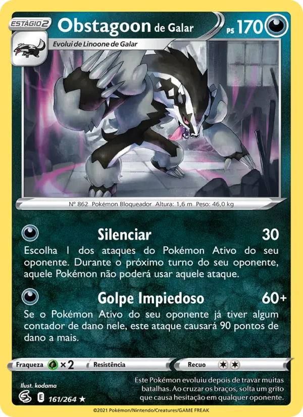 Obstagoon de Galar 161/264