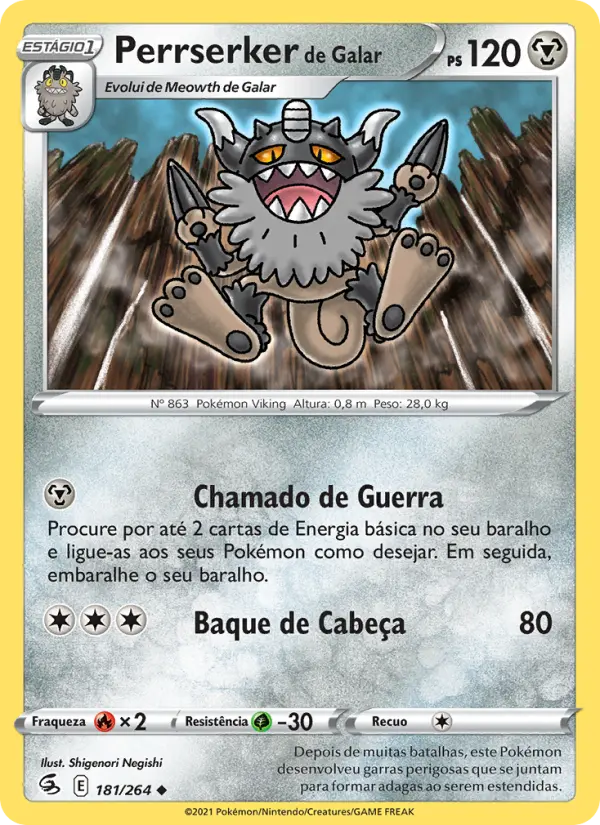Perrserker de Galar 181/264