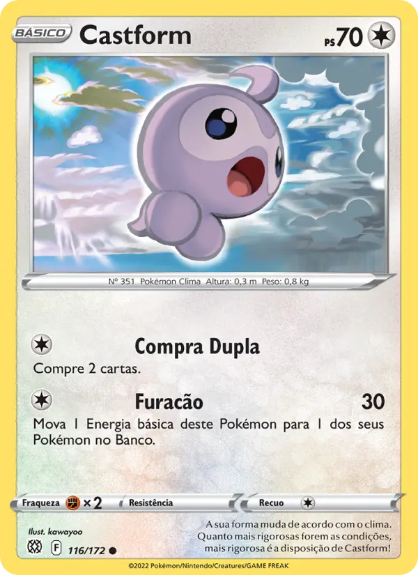 Castform 116/172
