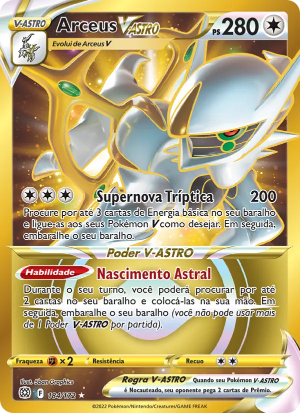 Arceus V-ASTRO 184/172
