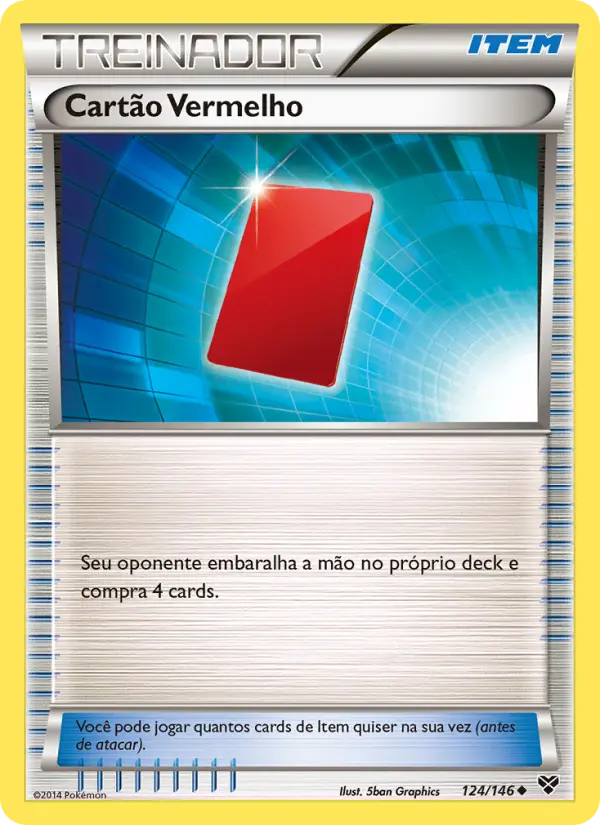 Cartão Vermelho 124/146