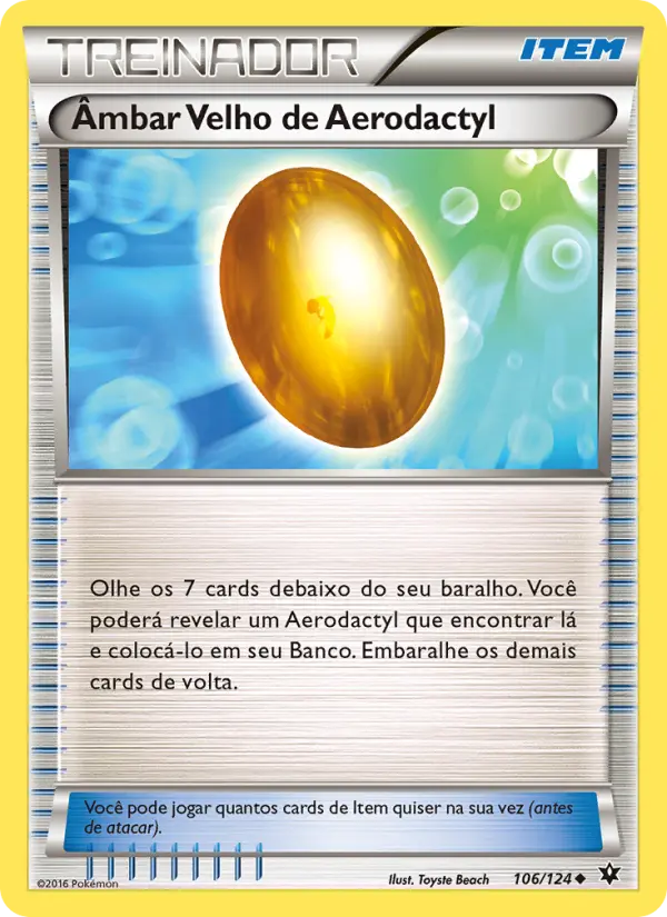 Âmbar Velho de Aerodactyl 106/124