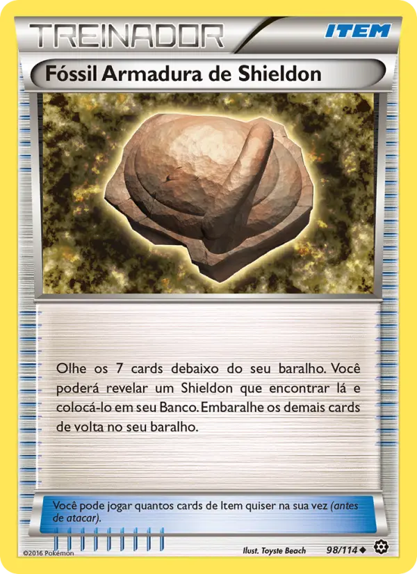 Fóssil Armadura de Shieldon 98/114