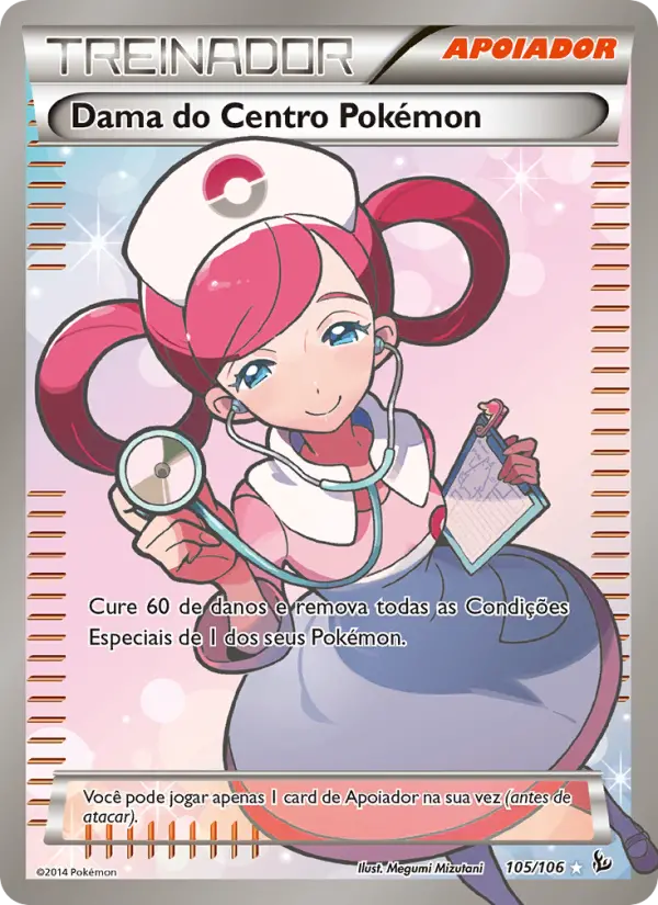 Dama do Centro Pokémon 105/106