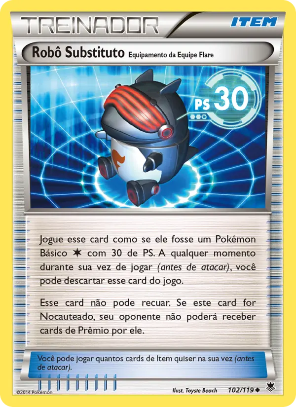 Robô Substituto – Equipamento da Equipe Flare 102/119