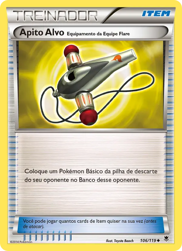 Apito Alvo – Equipamento da Equipe Flare 106/119