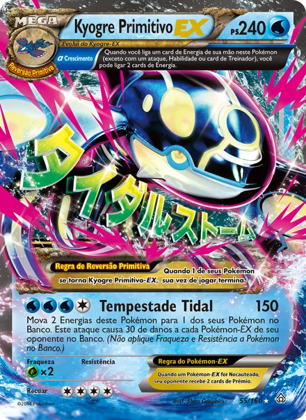 Kyogre PrimitivoEX 55/160