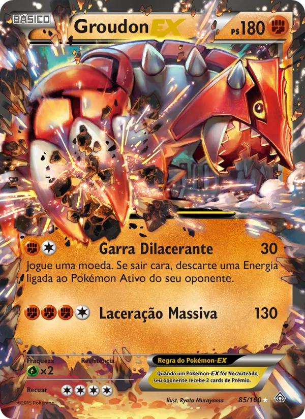 Groudon EX 85/160