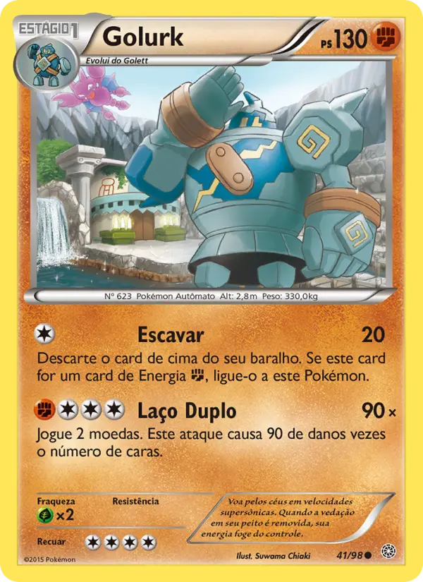 Carta Golurk — Ancient Origins 41/98