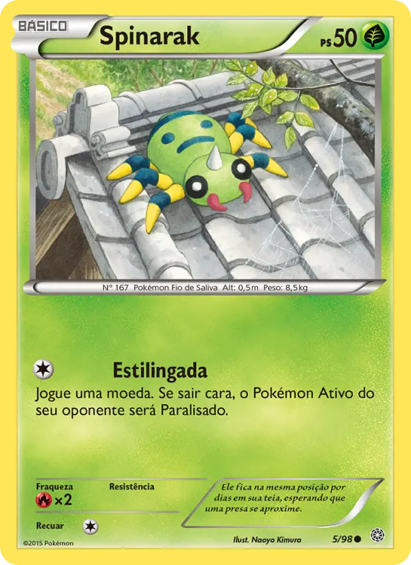 Carta Spinarak — Ancient Origins 5/98