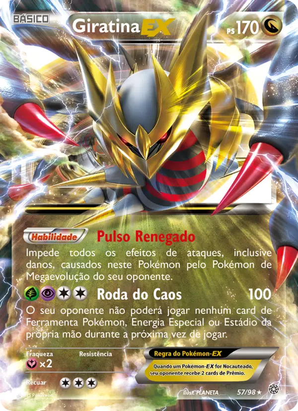 Carta Giratina EX — Ancient Origins 57/98