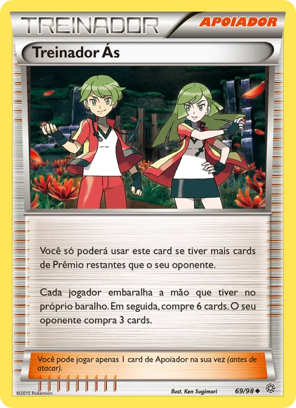 Carta Treinador Ás — Ancient Origins 69/98