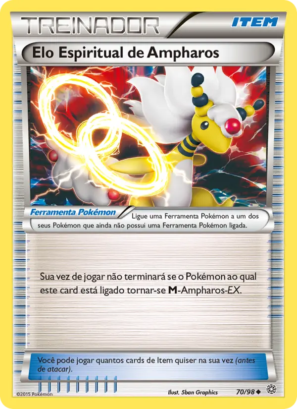 Carta Elo Espiritual de Ampharos — Ancient Origins 70/98