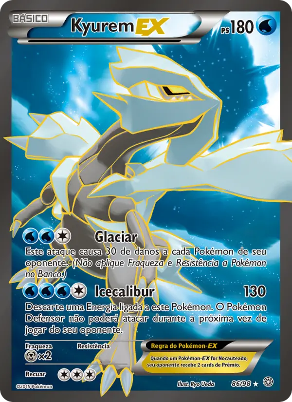 Carta Kyurem EX — Ancient Origins 86/98