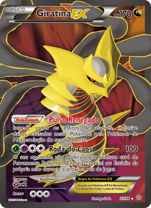 Carta Giratina EX — Ancient Origins 93/98