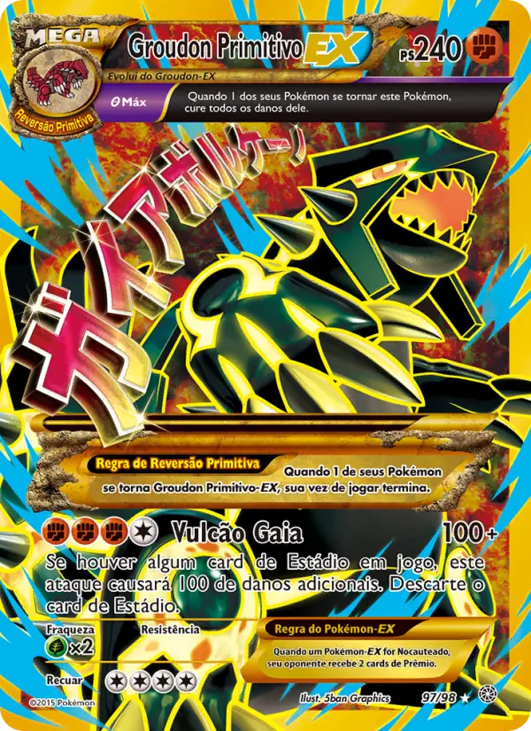 Groudon Primitivo EX 97/98