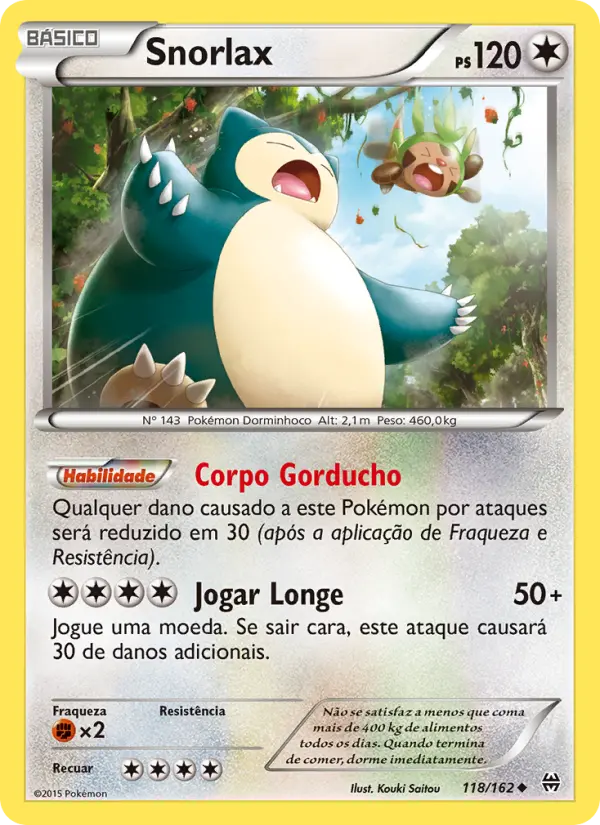 Snorlax 118/162