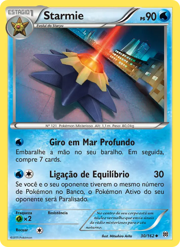 Carta Starmie — BREAKthrough 30/162