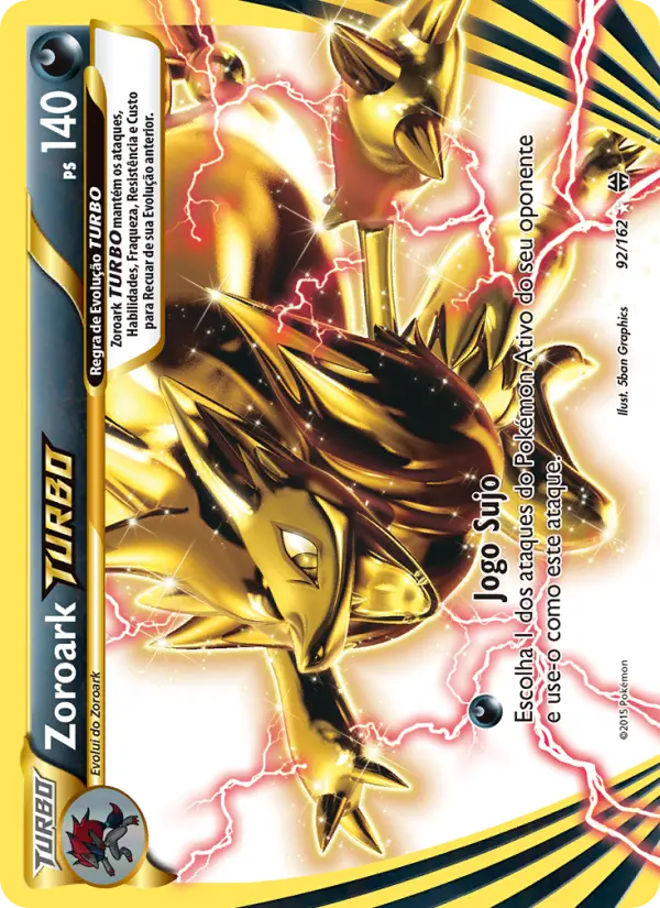 Carta Zoroark TURBO — BREAKthrough 92/162