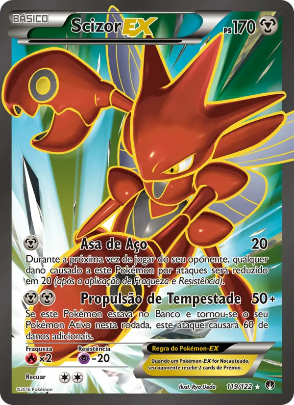 Carta Scizor EX — BREAKpoint 119/122