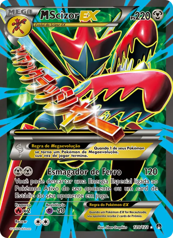 Carta M-Scizor EX — BREAKpoint 120/122