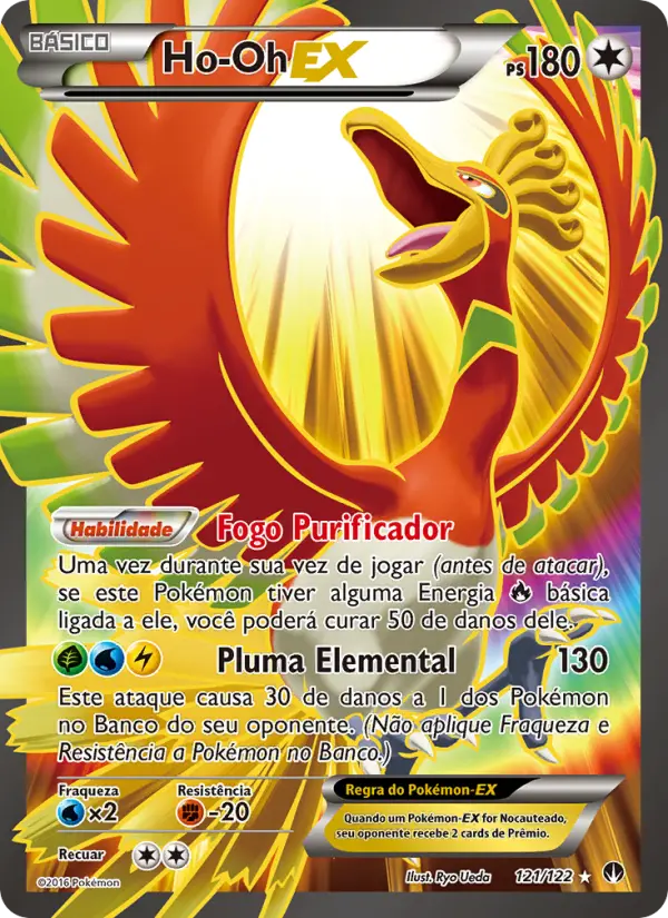 Carta Ho-Oh EX — BREAKpoint 121/122